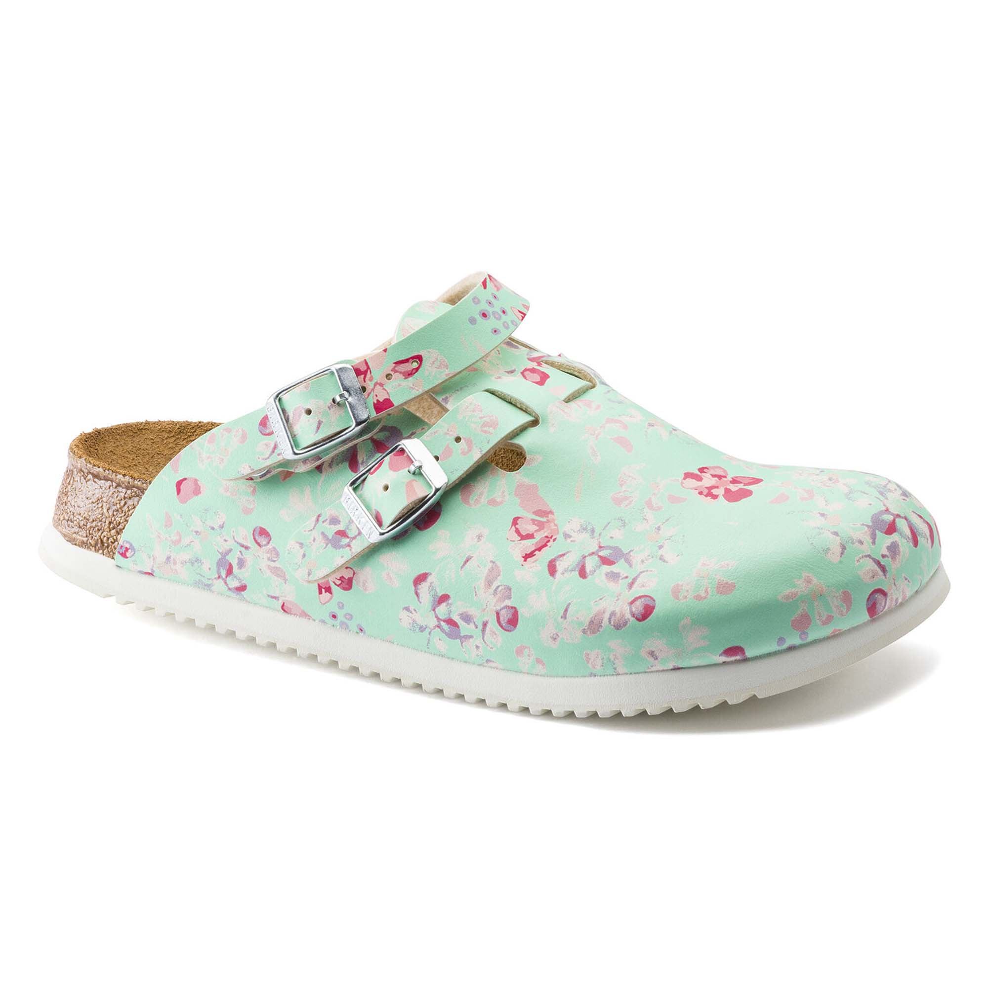 Birkenstock Kay SL BF Damen Sandale Flower Field Mint Berufsschuhe schmales FuBbett Arbeitsschuhe und Arbeitskleidung kaufen HK Berufsbekleidung