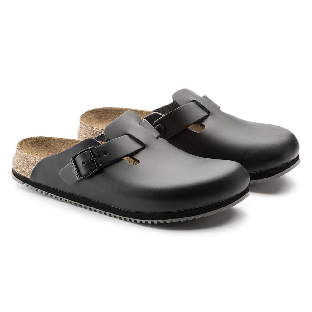 Birkenstock Boston Super Grip schmal schwarz Clog Sandale Berufsschuhe Arbeitsschuhe und Arbeitskleidung kaufen HK Berufsbekleidung