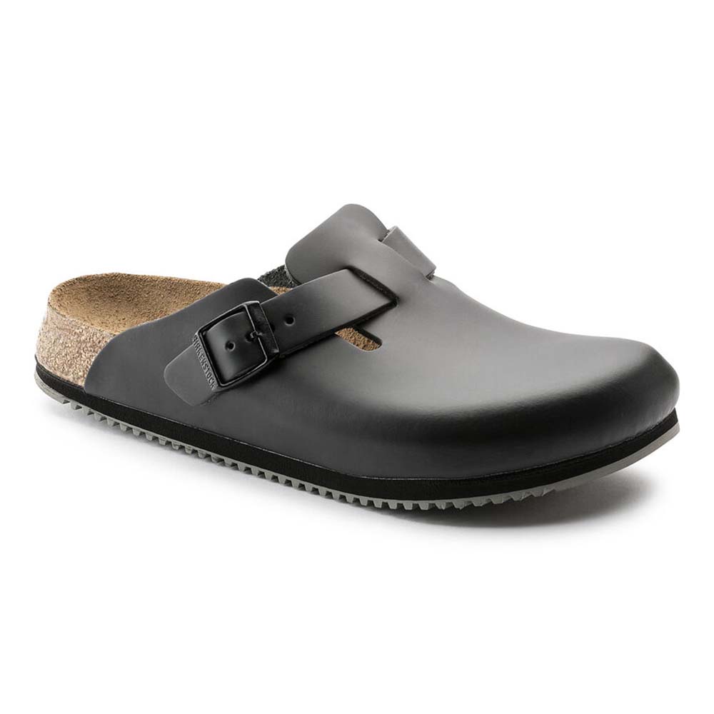 Birkenstock Boston Super Grip schmal schwarz Clog Sandale Berufsschuhe Arbeitsschuhe und Arbeitskleidung kaufen HK Berufsbekleidung